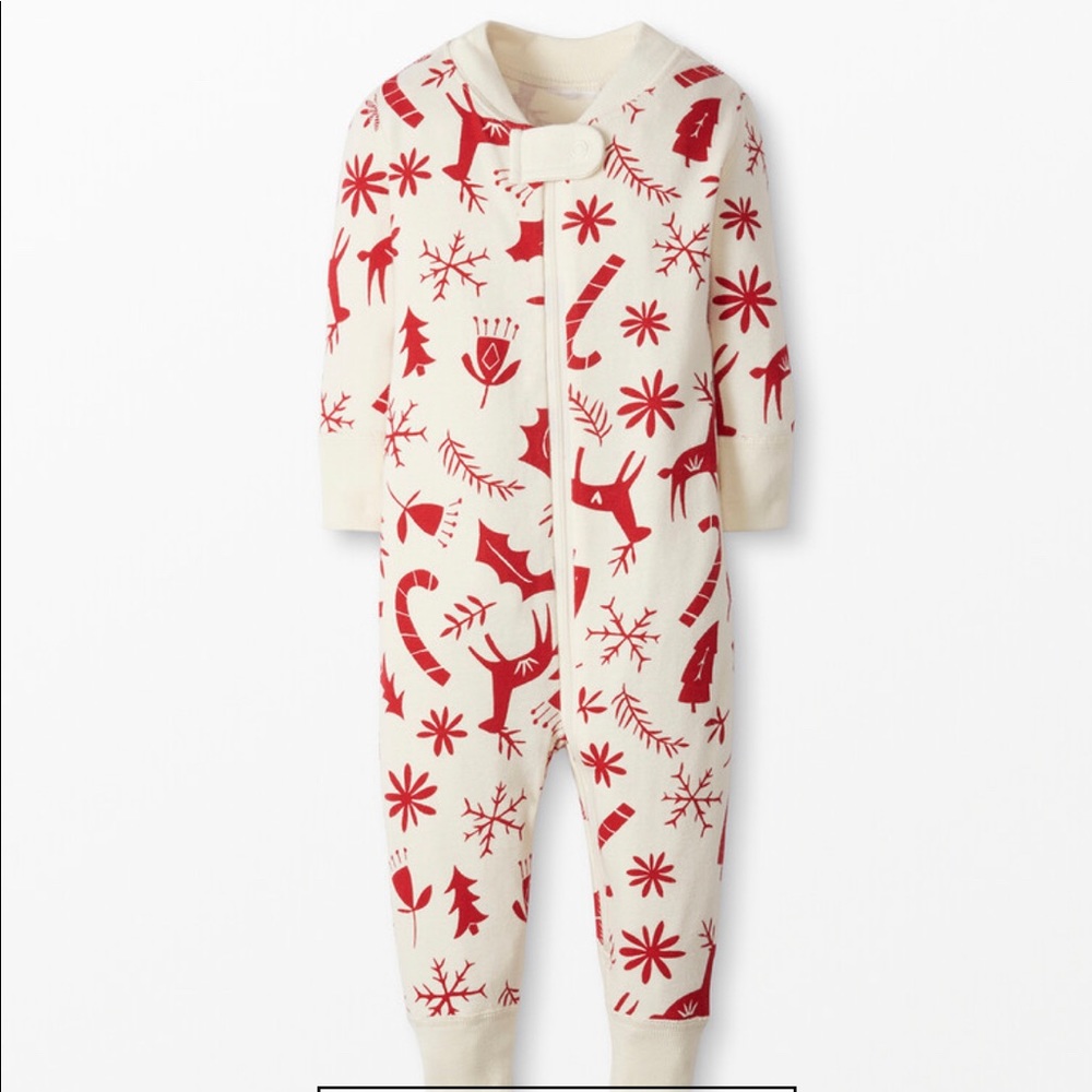 Hanna Andersson “Scandicane” winter Christmas sleeper 6-12m 70cm